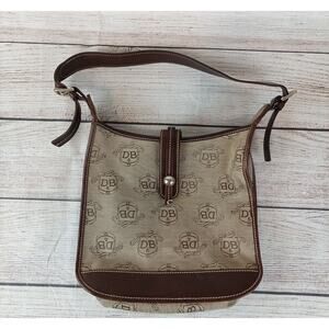 Dooney & Bourke Feed Bag DB Logo Handbag Purse